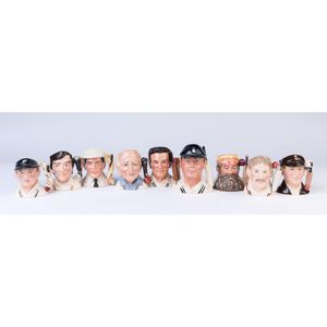 Royal Doulton Character Jugs, small size, Ted Lynch's…