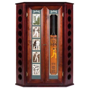 Don Bradman Wine Cabinet, corner unit, 120 cm tall & 86 cm wide,…