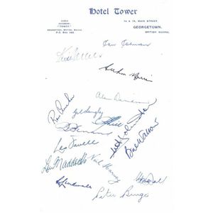 1955 Australian Team to West Indies, 'Hotel Tower' (Georgetown,…