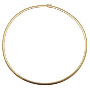 18ct Italian Gold Omega Collar - 405mm Length - Necklace/Chain - Jewellery