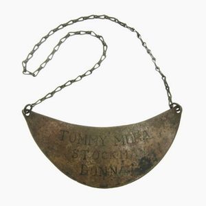 19th century Aboriginal breastplate. Heavy gauge copper…