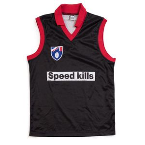 James Hird's Essendon Training Jumper, mainly black with 'Speed…