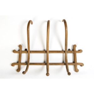 1920s Bentwood Hat Rack Wall Mount, Hanging Hooks Coat Rack, Vintage French  Thonet Style