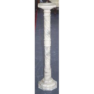 98 cm Alabaster Pedestal Stand - Pedestals - Furniture