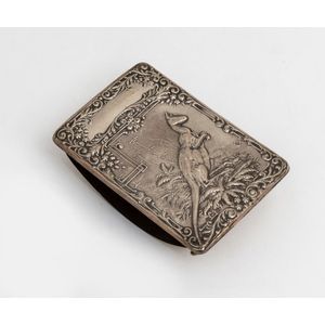 A George V sterling silver desk blotter by Crisford & Norris…