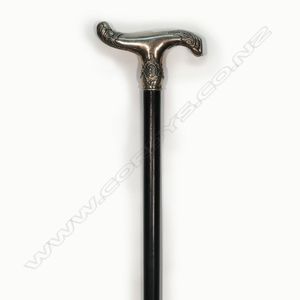 Collectable silver mounted walking sticks and canes - price guide