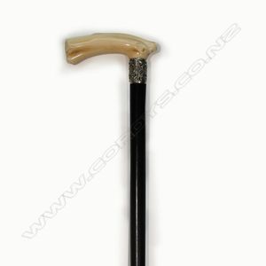 Victorian cane (ivory, silver-gilt & ebony) For sale as Framed Prints,  Photos, Wall Art and Photo Gifts