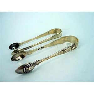 Silver Sugar Tongs Set - Flatware/Cutlery and Accessories - Silver