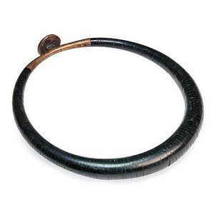 A Nias Headhunter Kalabubu Neckband, a row of tapering horn…