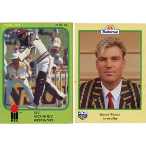 c.1905-2003 cricket cards (c.230) including Scanlens; plus…