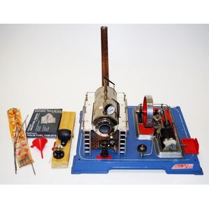 Wilesco D20 live steam engine with M66 dynamo attachment, width…