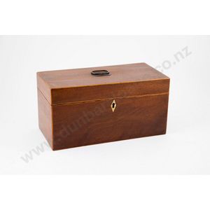 Regency mahogany stationery box, adapted from a tea caddy…