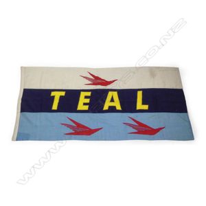 A 1950s TEAL house flag, featuring the George Moore designed…