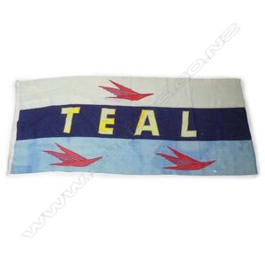 A 1950s TEAL house flag, featuring the George Moore designed…