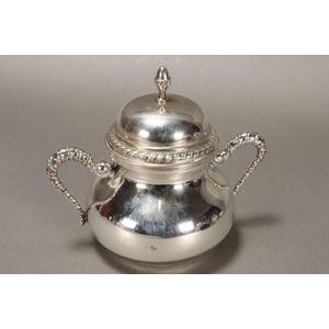 Italian Silver Twin Handled Bowl with Acorn Finial - Bowls, Comports ...