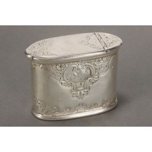 George III sterling silver snuff box, hallmarked Edinburgh,…