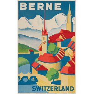 H Char, Berne, Switzerland, printed in Switzerland, c1930, 102…