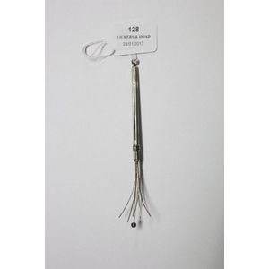A mid 20th century propelling swizzle stick in sterling silver…