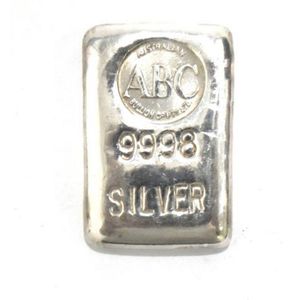 A 9998 silver Ingot from the Australian bullion Company, weight…