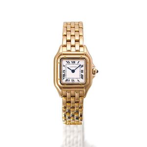 Cartier 18ct Gold Panthere Wristwatch and Bracelet Set - Watches ...