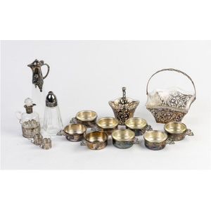 Two WMF (Wurttembergische Metallwarenfabrik) silver plate sweet…