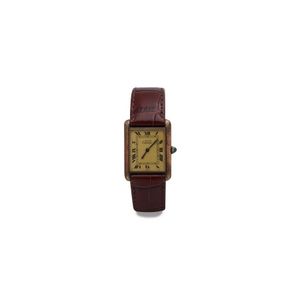 Cartier Vermeil Tank Watch - 4 For Sale on 1stDibs