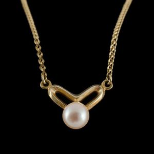 Mikimoto single on sale pearl necklace