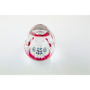 Paperweight, Whitefriars millefiori finger cut 1971