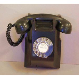 Bakelite Wall Phone with Classic Dial Design - Telephones - Sundries