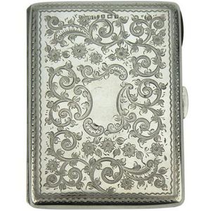English hallmarked sterling silver Edward VII pocket notebook…