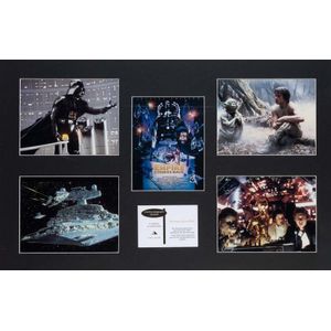 Star Wars: 'The Empire Strikes Back' display with signatures of…