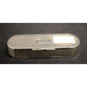 William IV sterling silver snuff box Birmingham 1835, maker…