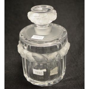 Lalique France crystal 'Mesanges' perfume bottle…