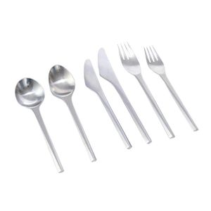 Georg Jensen 'Prism' cutlery setting, ten knives, eight butter…