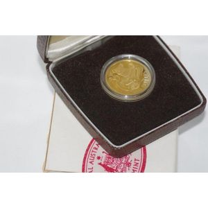 Royal Australian mint 1980 proof $200 coin, 10gms 22ct gold,…