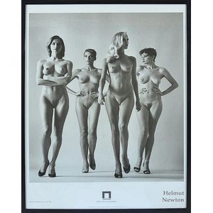 Helmut Newton Exhibition poster. They Are Coming Museo d'arte…