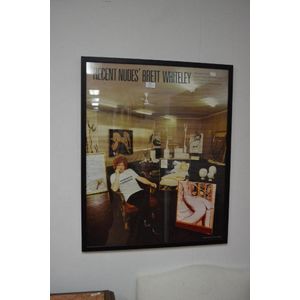 Rare Brett Whiteley, original poster, 'Recent Nudes, Brett…
