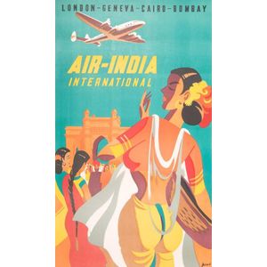 Travel Poster: 'Air-India International…