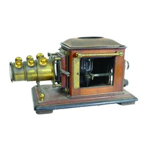 A large c.1900 Walter Tyler of London Magic Lantern, the…