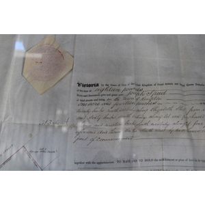 Land Grant, signed Eardley Wilmot, to Joseph Speed in the Town…