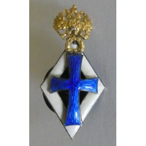 Imperial Russian enamel silver gilt Jetton badge for University…