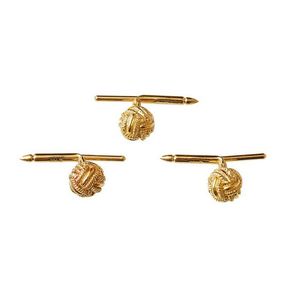 A set of gold studs by Tiffany & Co, attributed to Schlumberger,…