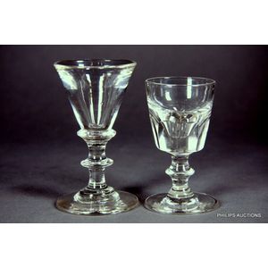 Victorian English drinking glasses - price guide and values