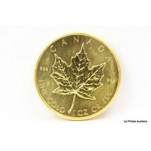 A gold Canadian $50 coin 1OZ 1981, 24ct yellow gold, stamped…