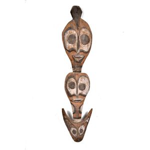 Ancestral Sepik River Suspension Hook - New Guinean - Tribal