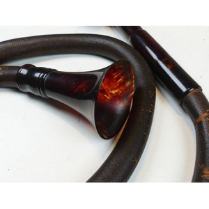 Victorian tortoiseshell and leather hearing piece an old…