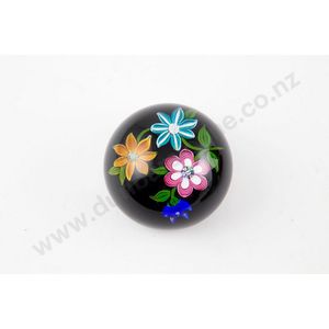Boxed Perthshire glass Flowerheads paperweight one flowerhead…