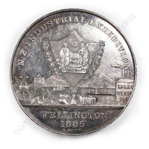 New Zealand Industrial Exhibition of Wellington silver medal…