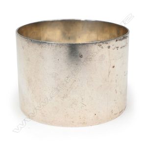 G. Young (Dunedin) silver napkin ring, plain form. Stamped…