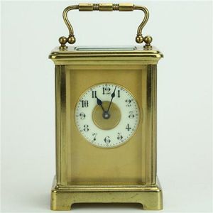 Arabic Enamel Face French Brass Carriage Clock - Clocks - Carriage ...